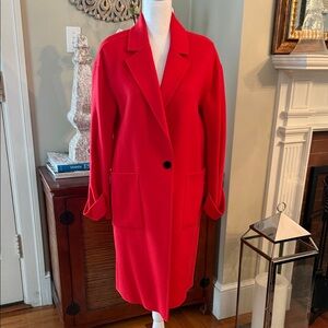 Theory Wool/Cashmere One Button Coat